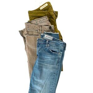 Bundle of Women’s Skinny Jeans– Size 29 – AG/Pilcro/Earnest Sewn